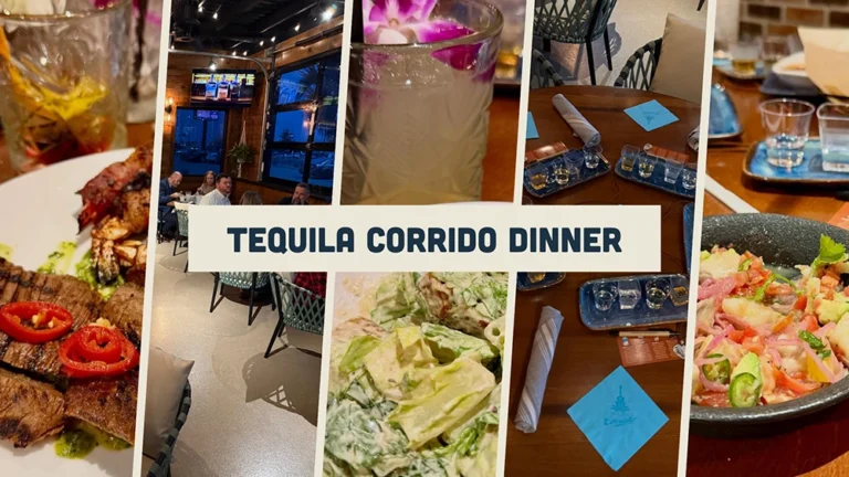 tequila corrido dinner