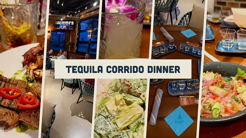 tequila corrido dinner