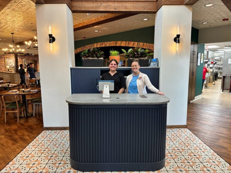 Hostest Stand at Jeorge's Cantina